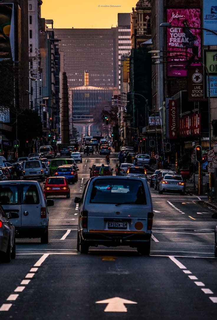 Harare skyline and urban infrastructure